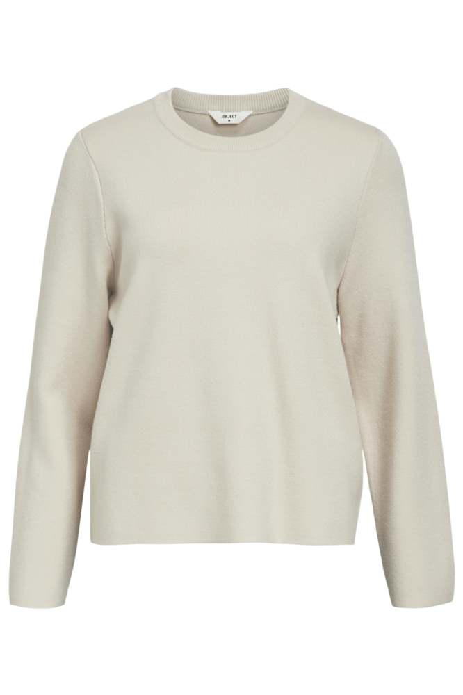 OBJREYNARD O-NECK PULLOVER NOOS 23043511 SILVER GRAY